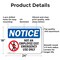 Signmission Exit Sign, Aluminum, 24 in W, 18 in H, Not An Employee Exit Emergency OS-2PACK-NS-A-1824-L-15141 - alternate 4